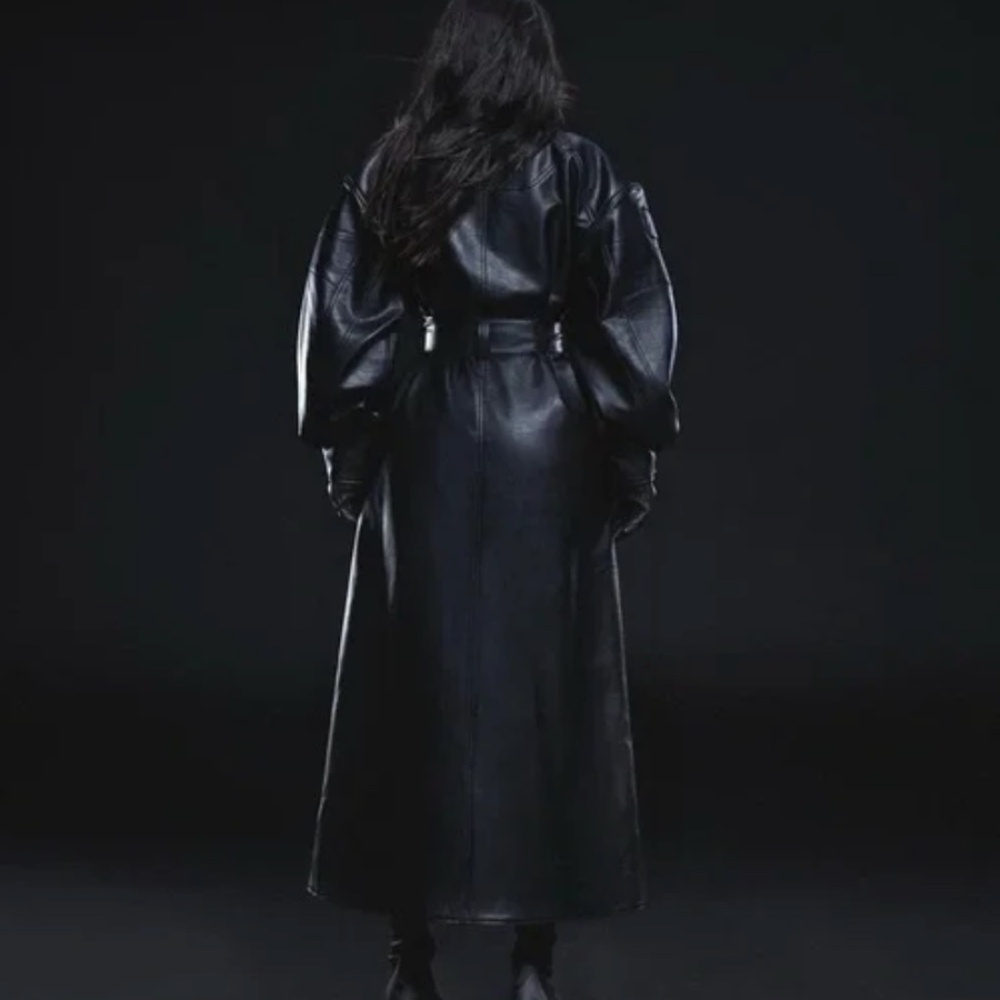 Faux Leather Trench by Khy x Namilla - Picture 2 of 5